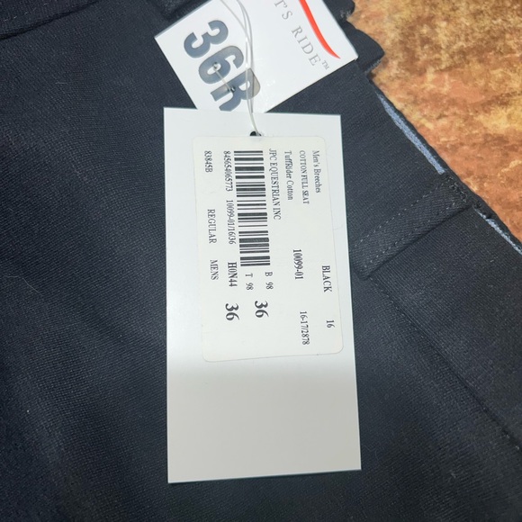 Tuff riders mens cotton equestrian pants - Picture 1 of 4